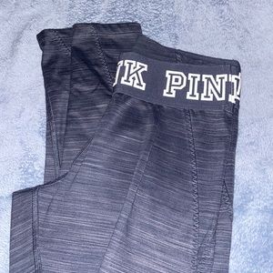 PINK grey leggings